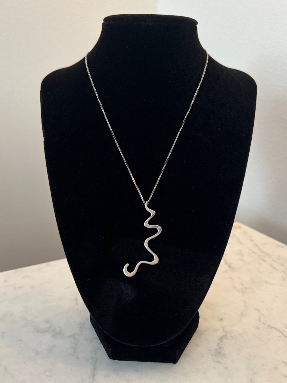 Tiffany & Co. Frank Gehry Equus Sterling Silver Necklace – Retired Design